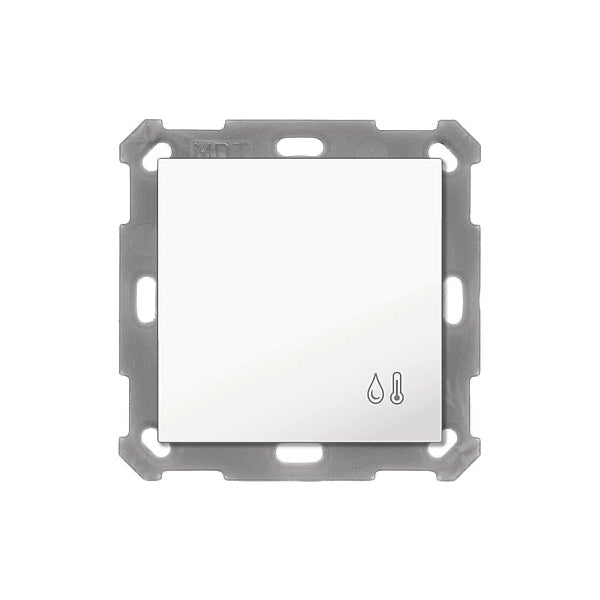 MDT KNX 55 x 55 mm Temp./Feuchtesensor reinweiß glänzend UP