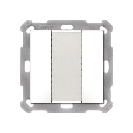 MDT KNX Tastsensor 2-fach reinweiß glänzend