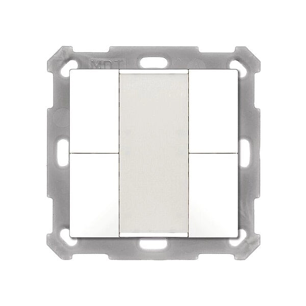 MDT KNX Tastsensor 4-fach reinweiß glänzend
