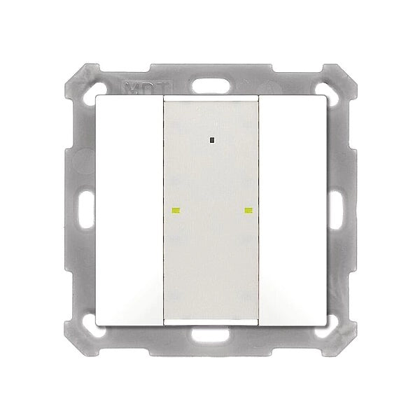 MDT KNX Tastsensor 2-fach Plus reinweiß glänzend