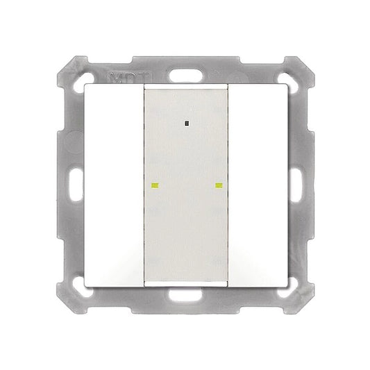 MDT KNX Tastsensor 2-fach Plus reinweiß glänzend