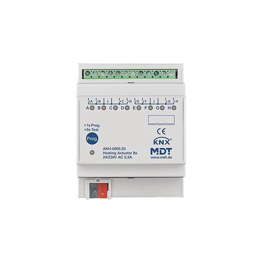 MDT KNX Heizungsaktor 24/230 V 8-fach REG