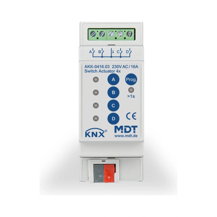 MDT KNX Schaltaktor 4-fach 16 A REG