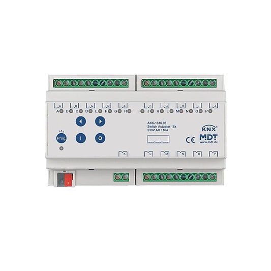 MDT KNX Schaltaktor 16-fach, 16A REG