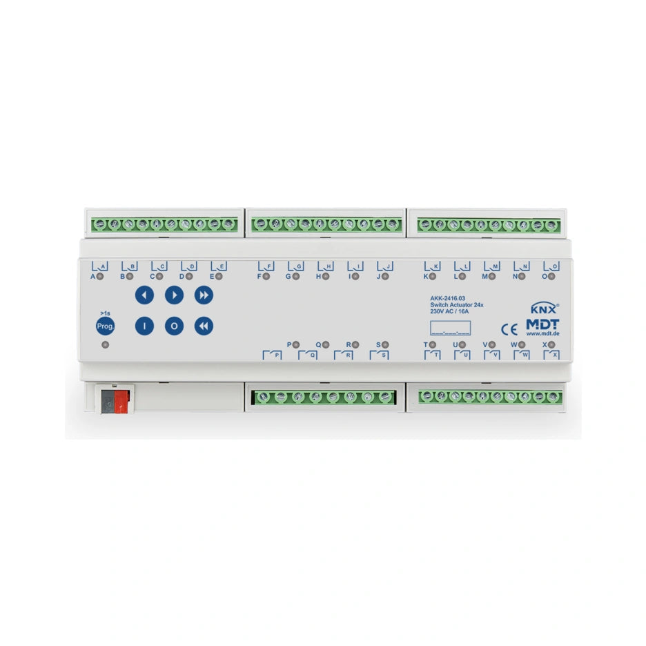 MDT KNX Schaltaktor 24-fach 16 A REG