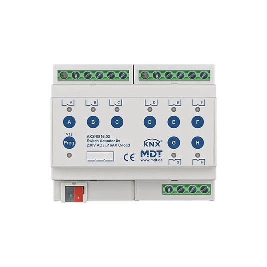 MDT KNX Schaltaktor C-Last 8-fach REG