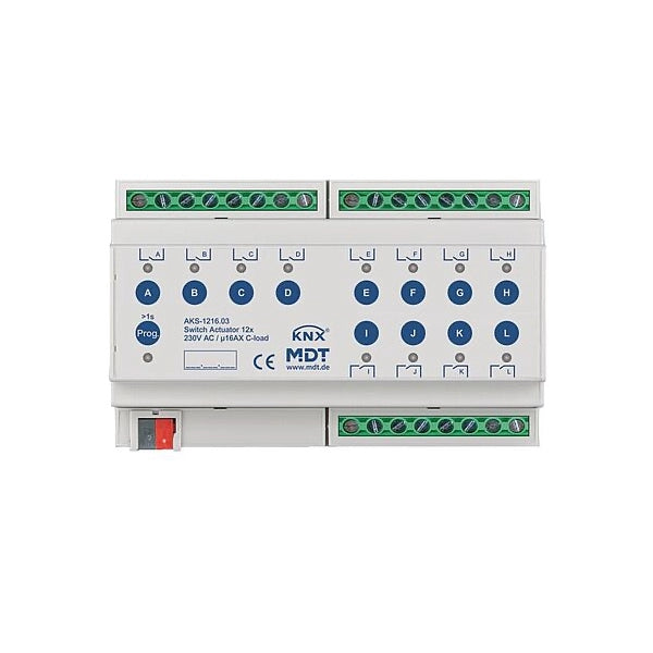 MDT KNX Schaltaktor C-Last 12-fach REG