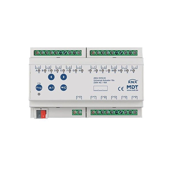 MDT KNX Schalt-/Jalousieaktor 16-/8-fach 16 A REG