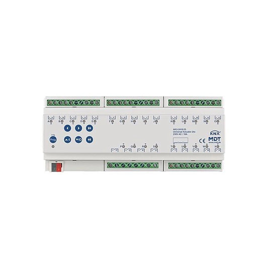 MDT KNX Schalt-/Jalousieaktor 24/12fach 16 A REG