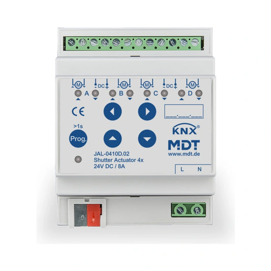MDT KNX Jalousieaktor 4-fach 24 V DC REG