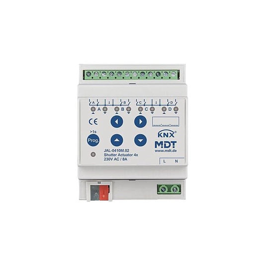 MDT KNX Jalousieaktor 4-fach mit aut. Fahrzeitmessung REG