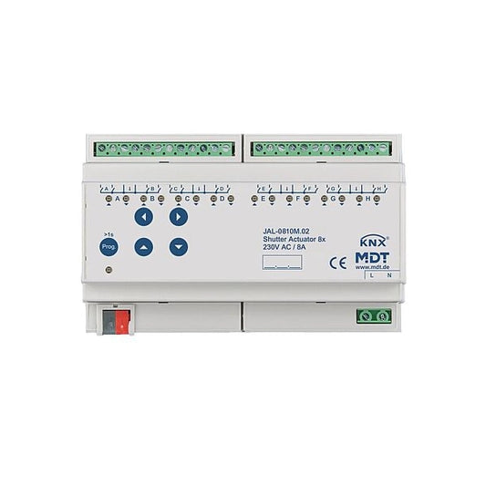 MDT KNX Jalousieaktor 8-fach mit aut. Fahrzeitmessung REG