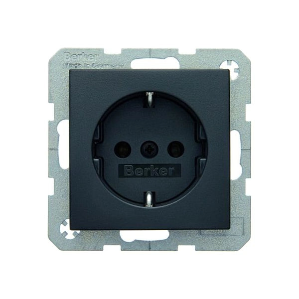 Berker S.1/B.3/B.7 Schuko Steckdose, anthrazit matt
