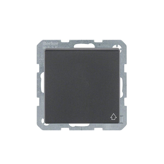 Berker Q.1/Q.3/Q.7 Schuko Steckdose, Klappd., anthrazit samt