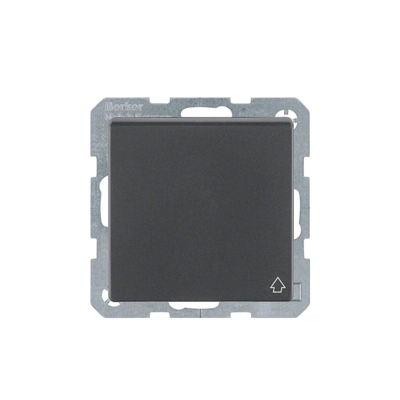 Berker Q.1/Q.3/Q.7 Schuko Steckdose, Klappd., erh. Berührungsschutz, anthrazit samt