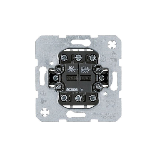 Berker Serieneinsatz Taster links / Wechselschalter rechts