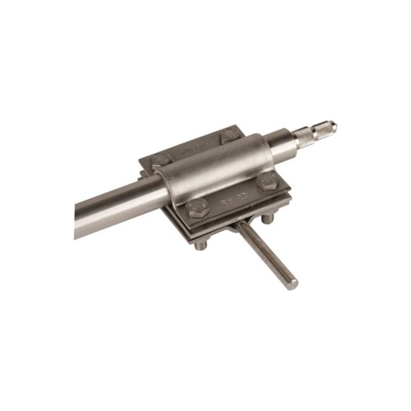 DEHN Anschlussklemme fürTiefenerderØ 20 mm Rd./Fl. 7-10/-40 mm NIRO