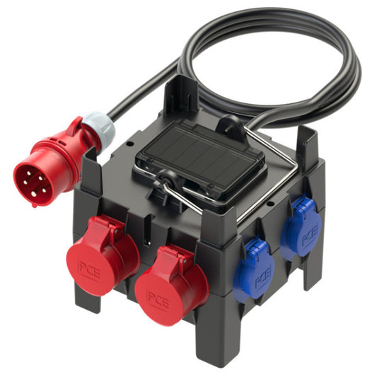PC ELECTRIC Mobilverteiler IMST BV 2x16/5 5xSSD 2m5G2.5 St16 Ea S IP44