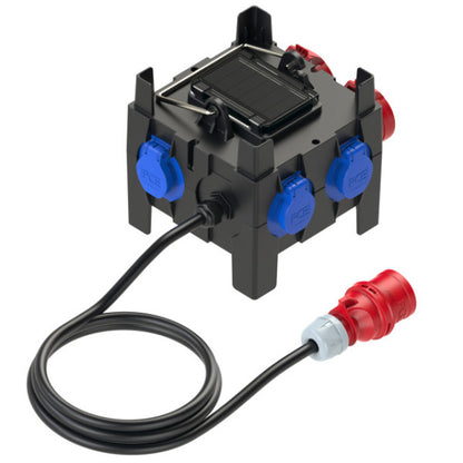 PC ELECTRIC Mobilverteiler IMST BV 2x16/5 5xSSD 2m5G2.5 St16 Ea S IP44