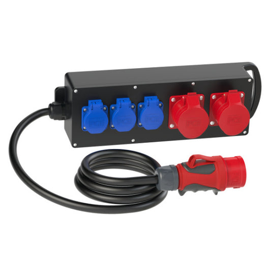 PC ELECTRIC Mobilverteiler STEYREGG MV 2x16/5 3xSSD 2m5G2.5St16 H07 IP54