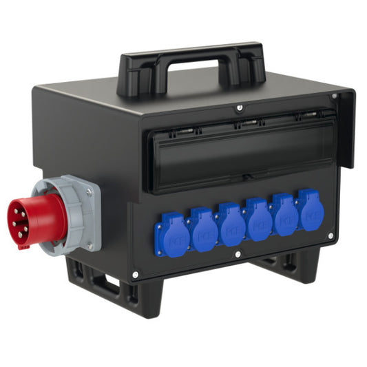 PC ELECTRIC Mobilverteiler SCHREMS BV 2x32/5 4x16/5 6xSSD GS63/5 Ea IP54