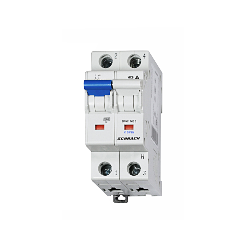 Schrack Sicherungsautomat, Kennlinie C, 25A, 1+N, 10kA (BM017625--)