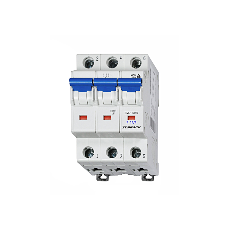 Schrack Sicherungsautomat, Kennlinie B, 16A, 3-polig, 10kA (BM018316--)