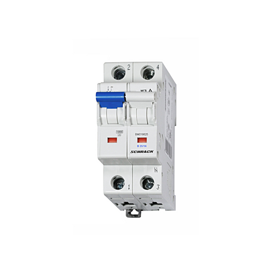 Schrack Sicherungsautomat, Kennlinie B, 25A, 1+N, 10kA (BM018625--)