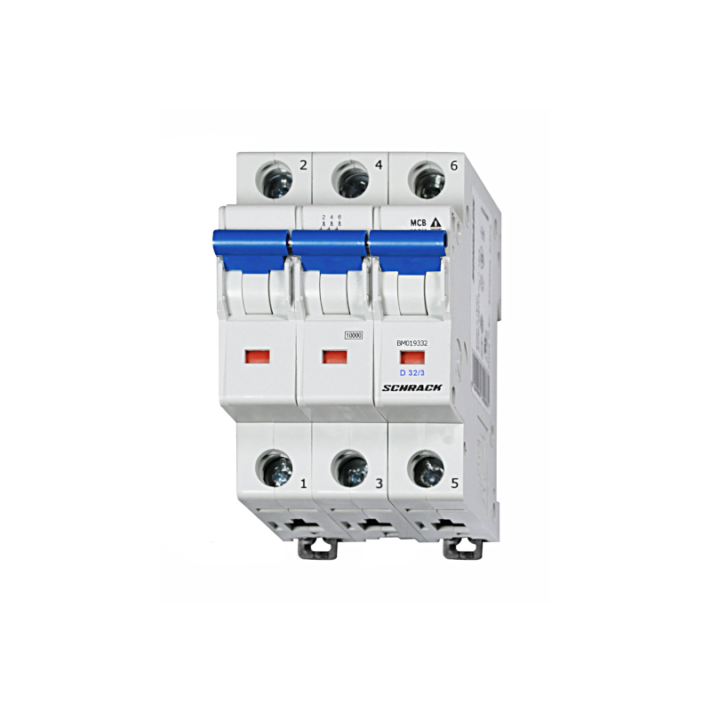 Schrack Sicherungsautomat, Kennlinie D, 32A, 3-polig, 10kA (BM019332--)