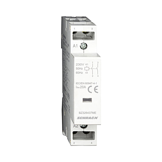 Schrack Installationsschütz, AMPARO, 20A, 2S, 230V AC, 1TE (BZ326437ME)