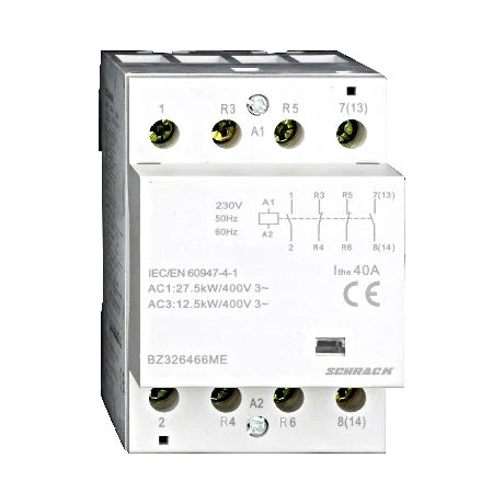 Schrack Installationsschütz, AMPARO, 40A, 2S+2Ö, 230V AC, 3TE (BZ326466ME)