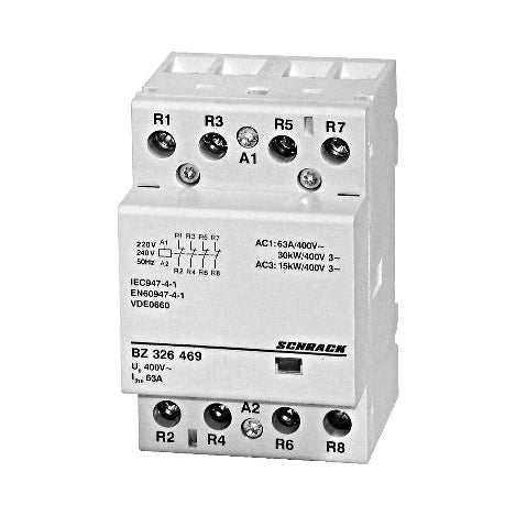 Schrack Installationsschütz, 63A, 4Ö, 230V AC, 3TE (BZ326469--)