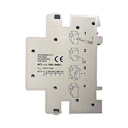 Schrack Hilfskontakt RH11, 1S+1Ö, 3A, 0,5 TE für Installationsschütze (BZ326470--) – Ansicht 2