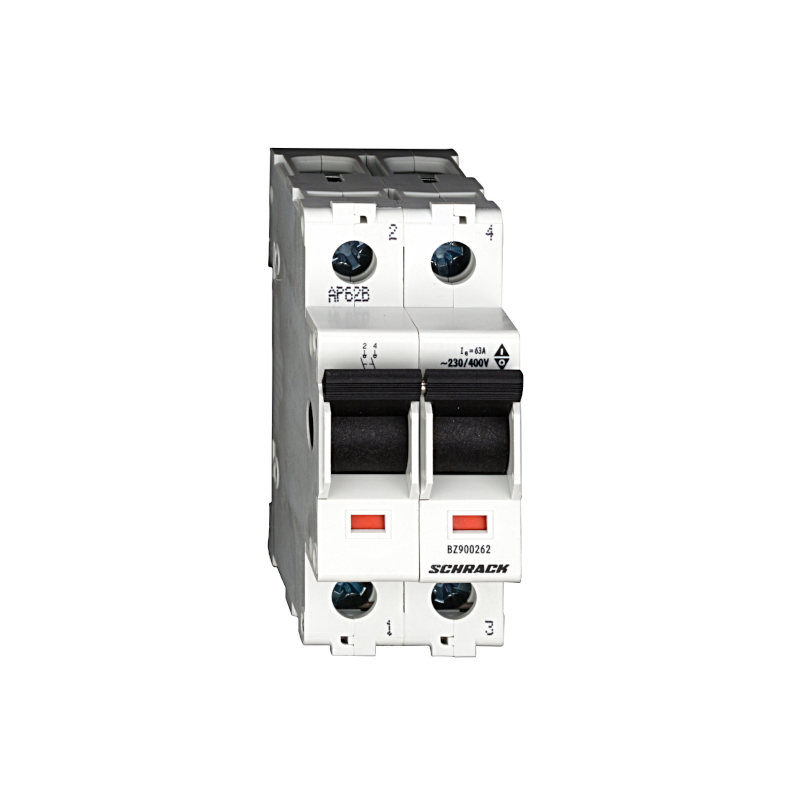 Schrack Hauptlasttrennschalter, isoliert, 63A, 2-polig (BZ900262--)
