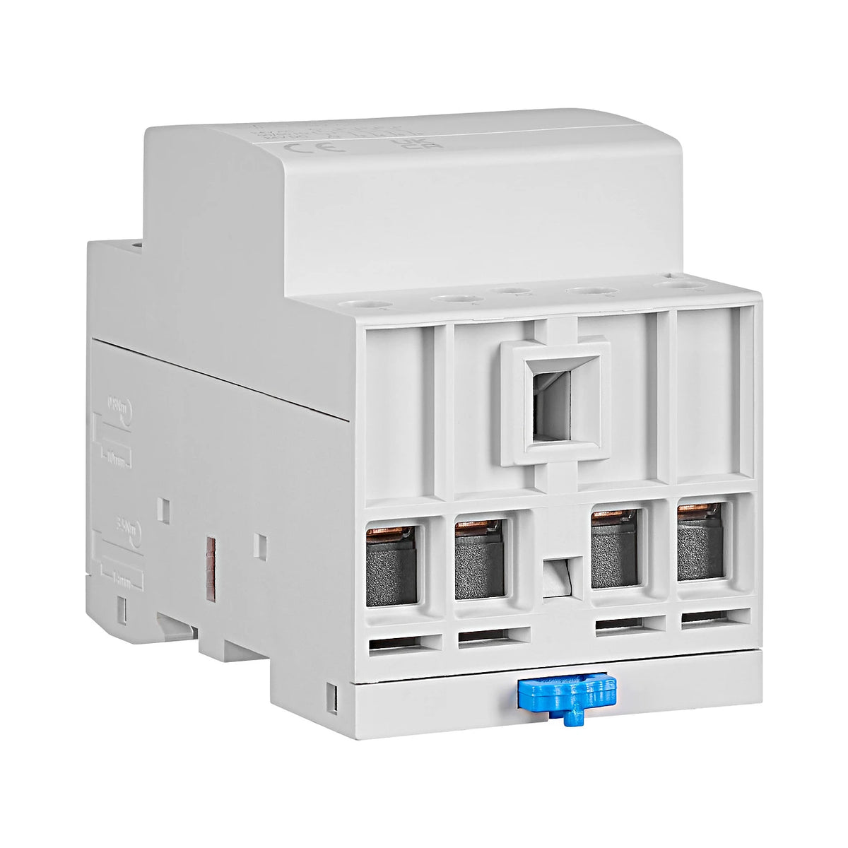 Schrack Installationsschütz, 63A, 4S, 24V AC/DC, 3TE (BZADC445--) – Ansicht 2