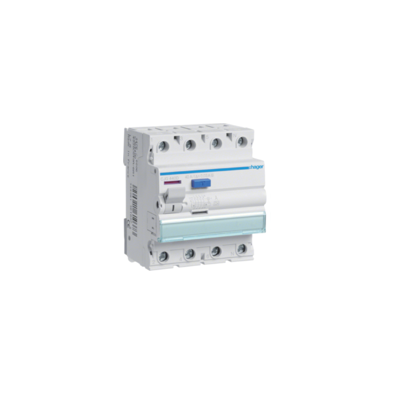 Hager FI-Schutzschalter 4 polig 6kA 40A 30mA Typ G/A - CJG440D