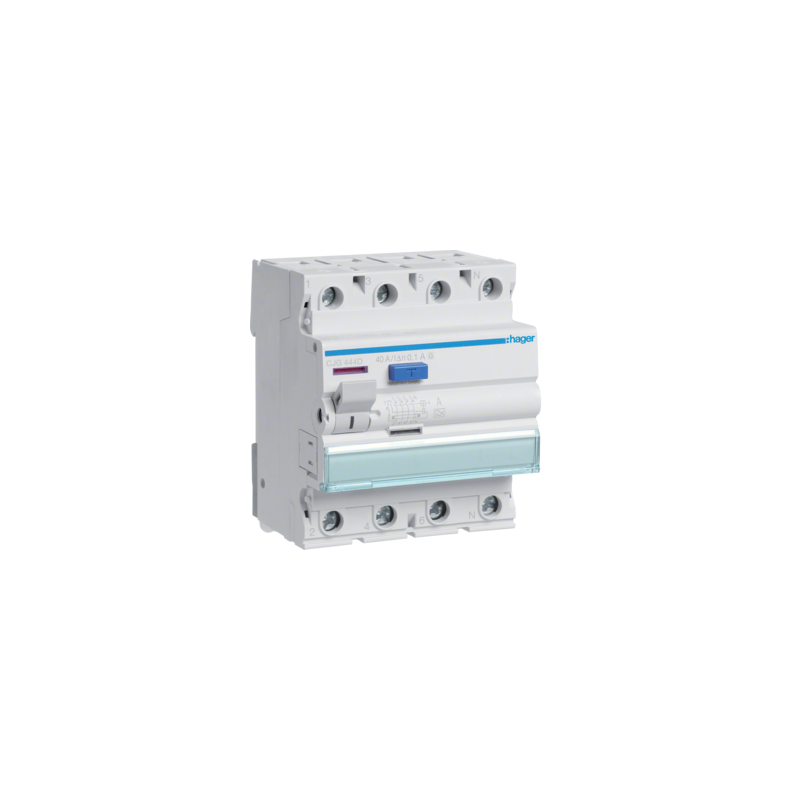 Hager FI-Schutzschalter 4-polig 40A 100mA Type A G - CJG444D
