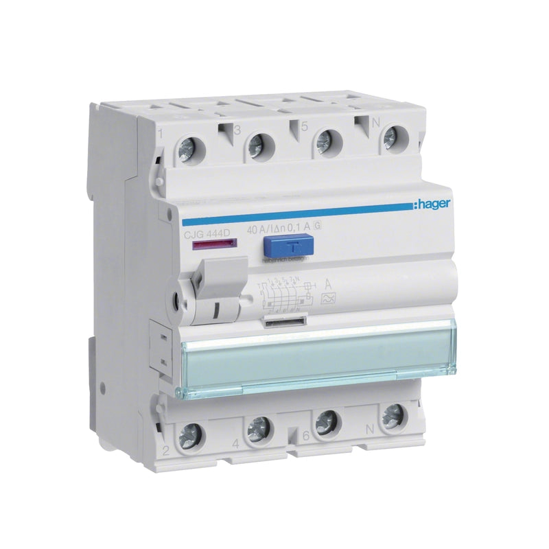 Hager FI-Schutzschalter 4-polig 40A 100mA Typ A G - CJG444D