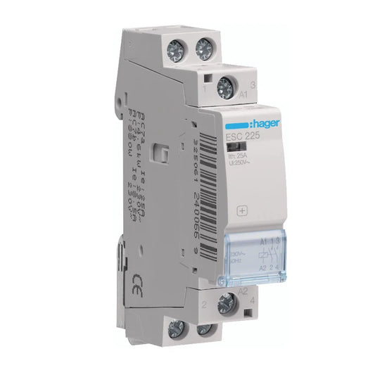 Hager Installationsschütz für Reiheneinbau 25A 2S 230V - ESC225