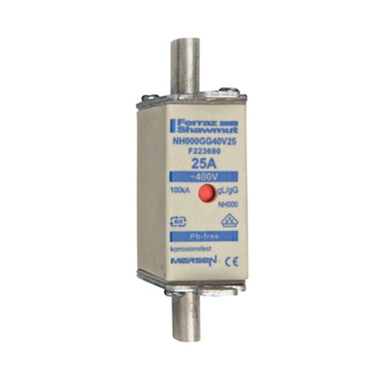 Mersen NH-Sicherung gG Gr.000 400VAC 25A