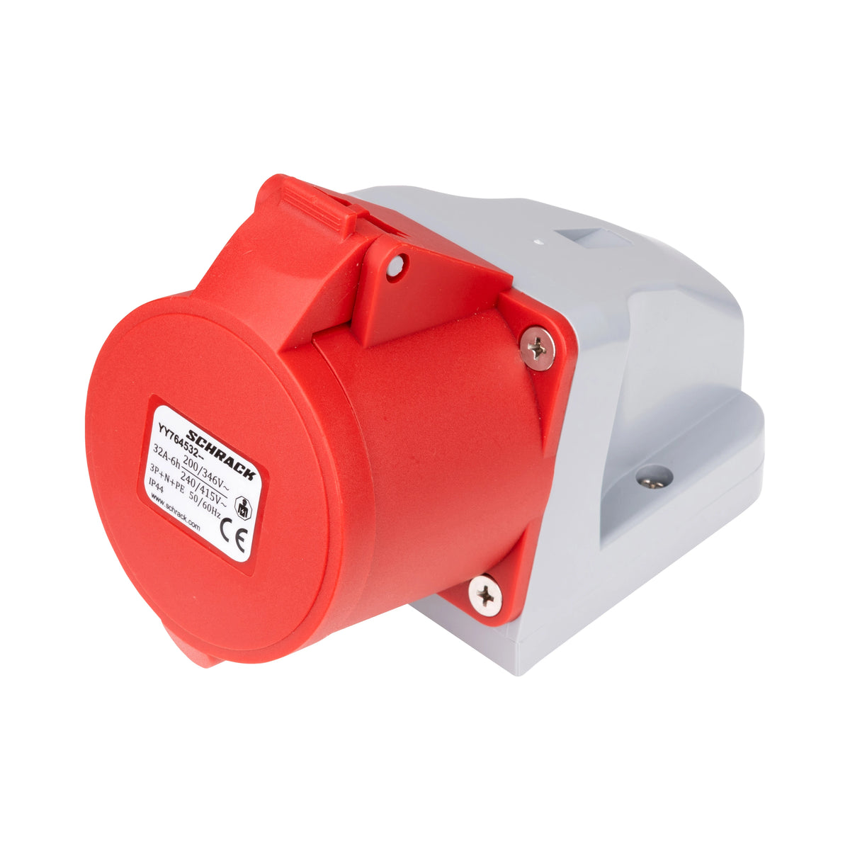 Schrack CEE-Wandsteckdose 5-polig, 32A, 400V, IP44 - YY764532--
