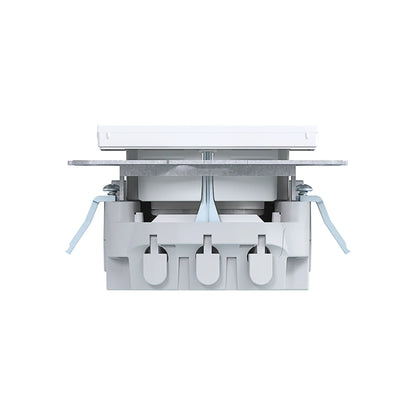 Hager Steckdose SCHUKO mit USB Typ C 2fach PD 20W A.x/C.x lichtweiß glänzend - WAS4055WG