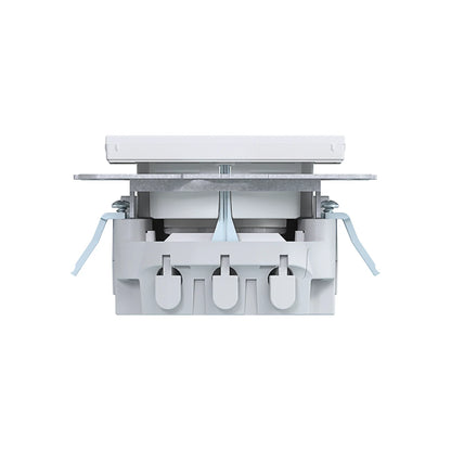 Hager Steckdose SCHUKO mit USB Typ C 2fach PD 20W A.x/C.x lichtweiß matt - WAS4055WM