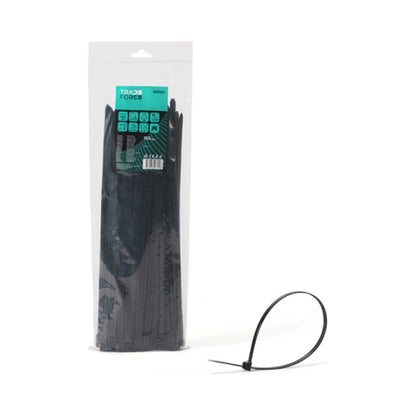 Tradeforce Kabelbinder schwarz UV-beständig, 370 x 7,6mm (100Stk)