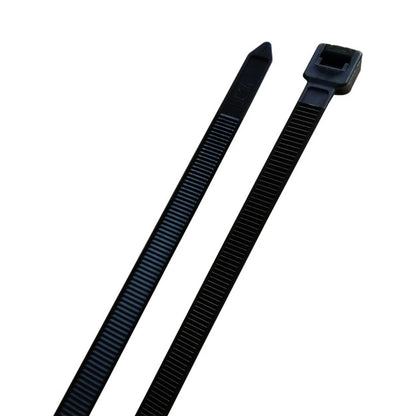 Tradeforce Kabelbinder schwarz UV-beständig, 370 x 7,6mm (100Stk)