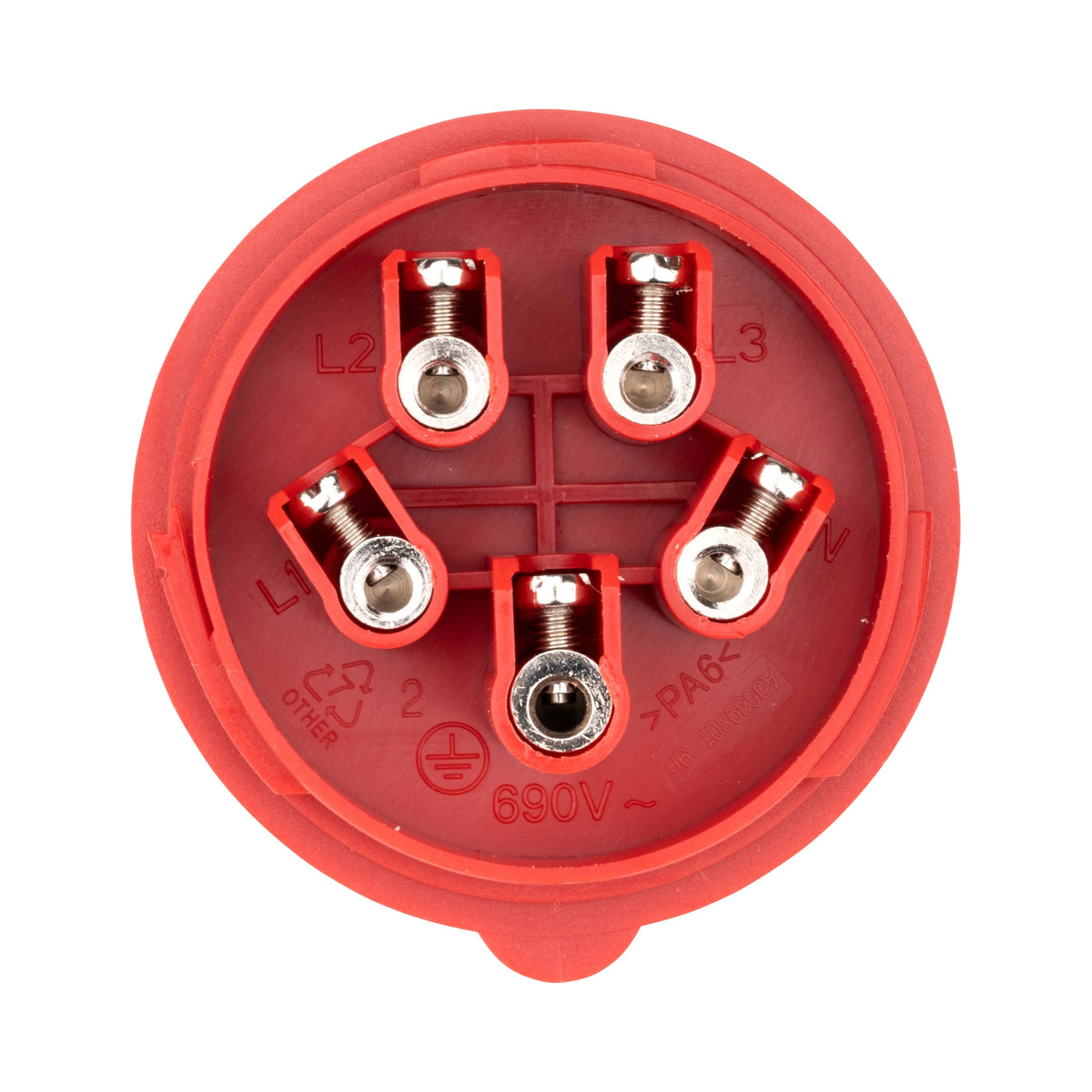 Schrack CEE-Stecker 5-polig, 16A, 400V, IP44 - YY714516--