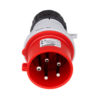 Schrack CEE-Stecker 5-polig, 32A, 400V, IP44 - YY714532--