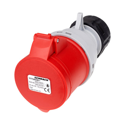 Schrack CEE-Kupplung 5-polig, 32A, 400V, IP44 - YY724532--