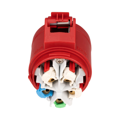 Schrack CEE-Kupplung 5-polig, 16A, 400V, IP44, schraubloser Anschluss - YY524516--