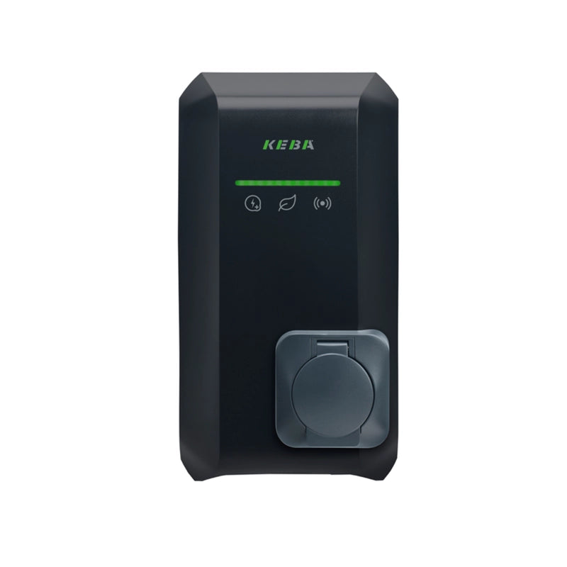 KEBA KeContact P40 Pro schwarz, 22kW, Buchse, BLE-WiFi-LTE, RFID, 15118, MessEV (140.235)
